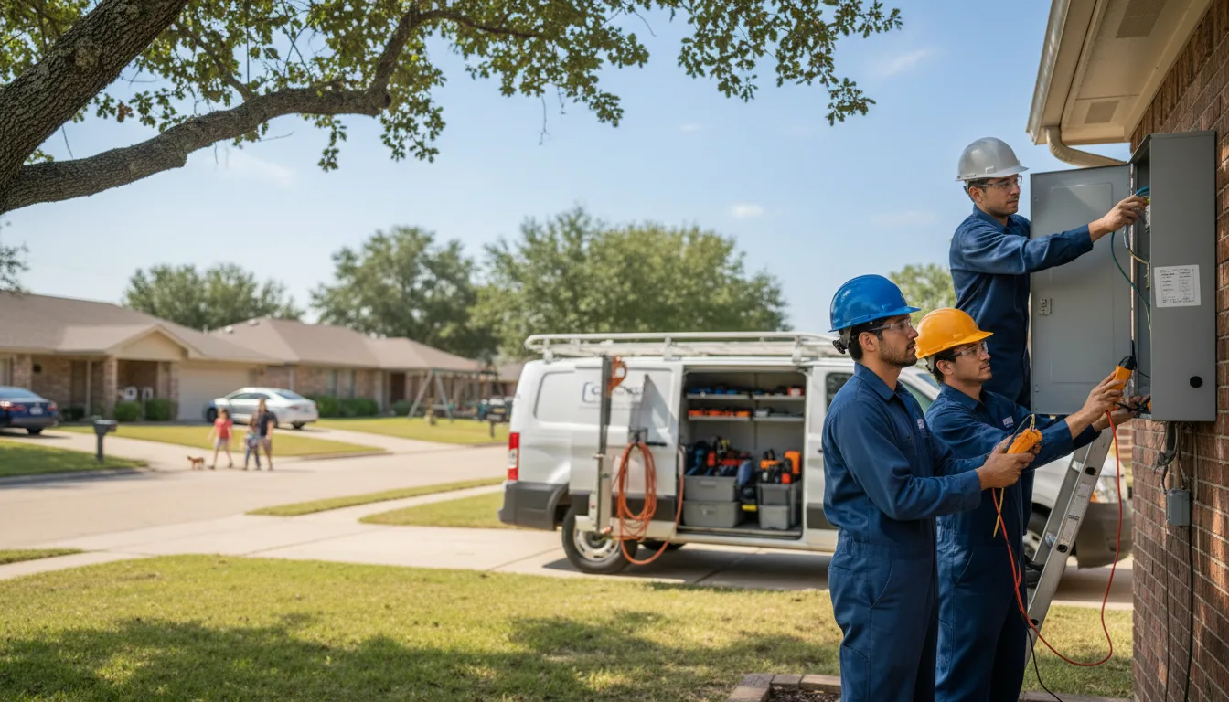 Certified electrician providing emergency electrical services in Scarville, IA